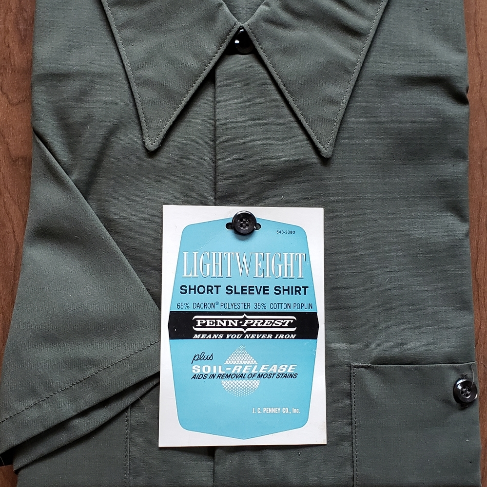 Vintage Big Mac Short Sleeve Button Up Work Shirt